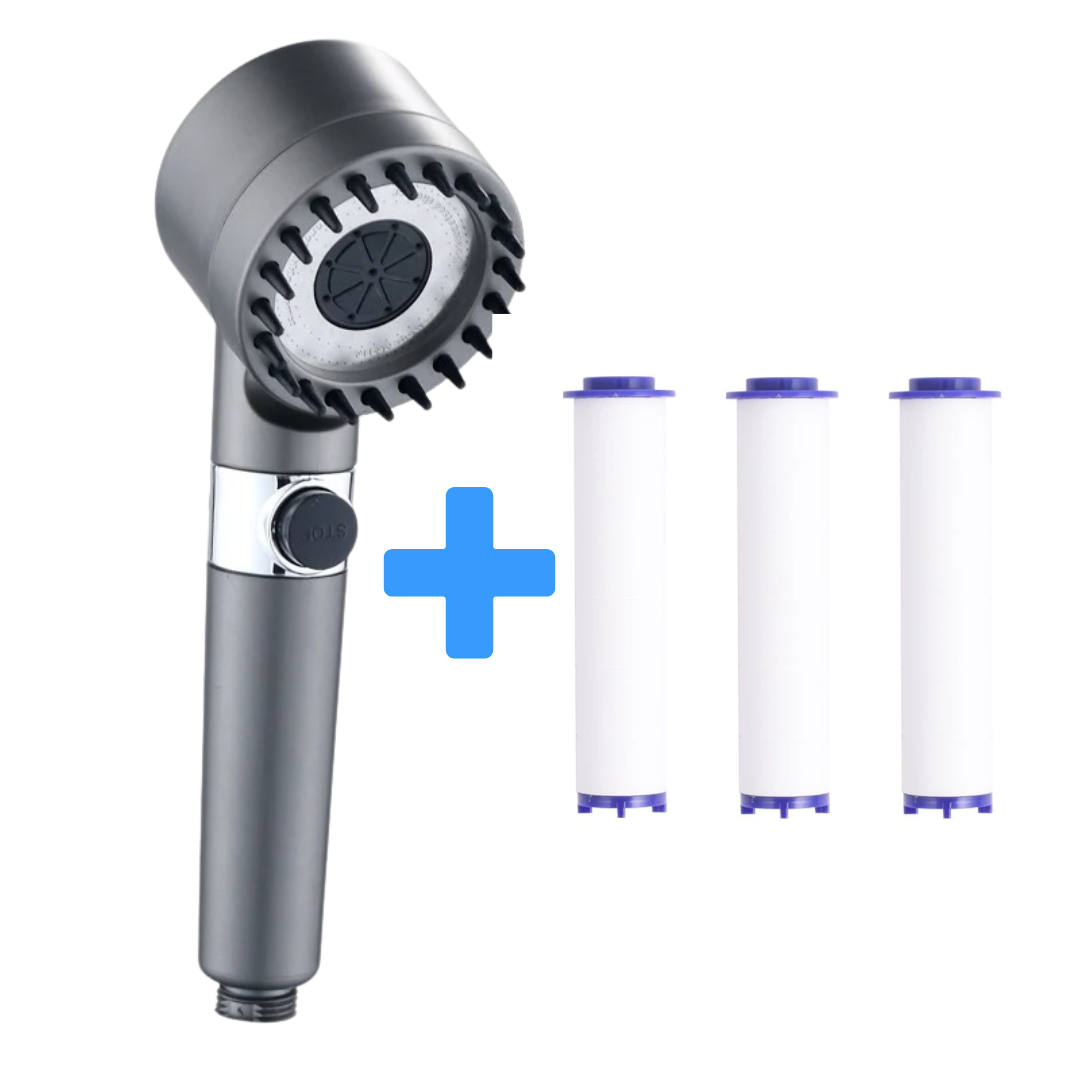 HydroFlo™ – The Ultimate Shower Filter for Healthier Skin & Hair