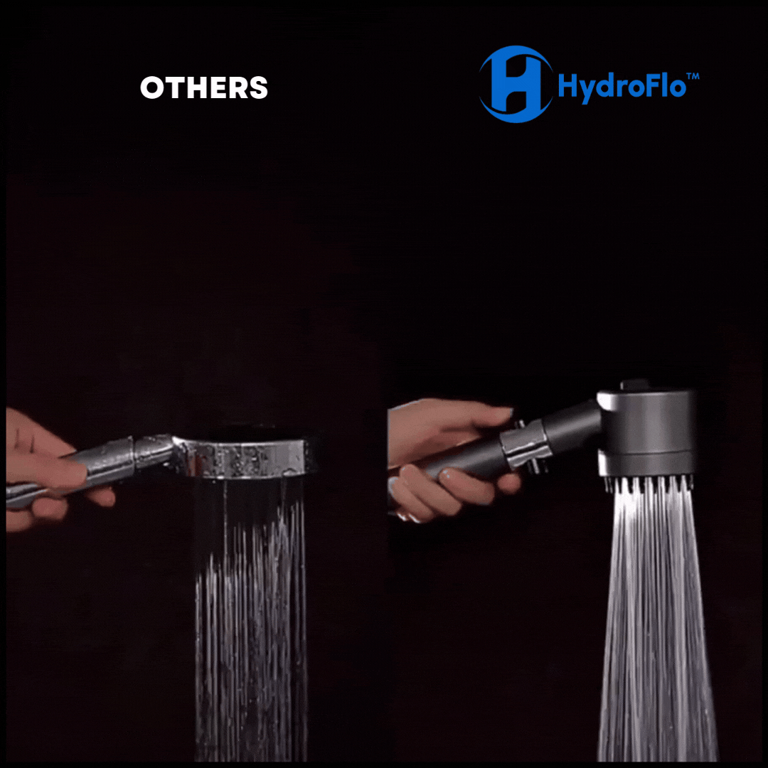 HydroFlo™ – The Ultimate Shower Filter for Healthier Skin & Hair